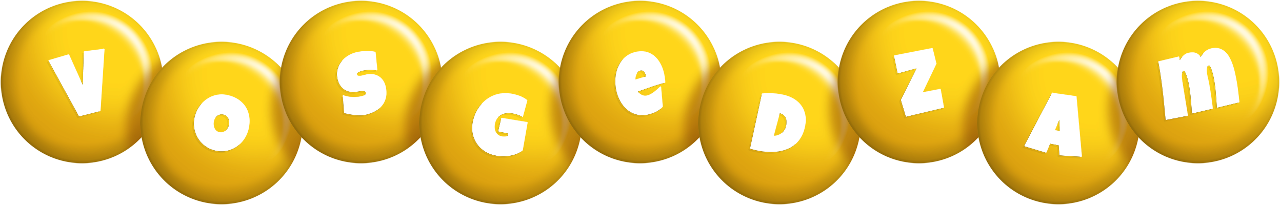 Vosgedzam candy-yellow logo