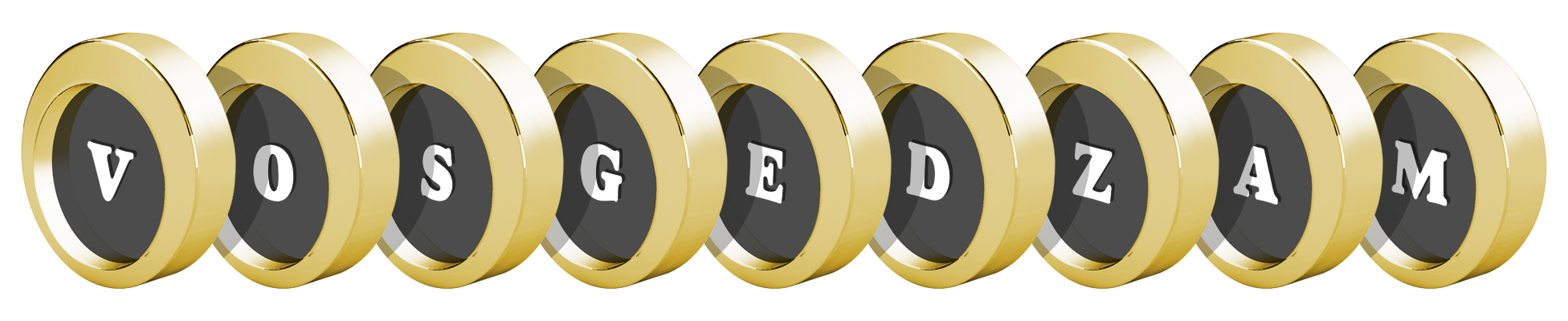 Vosgedzam gold logo