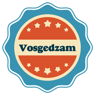 Vosgedzam labels logo