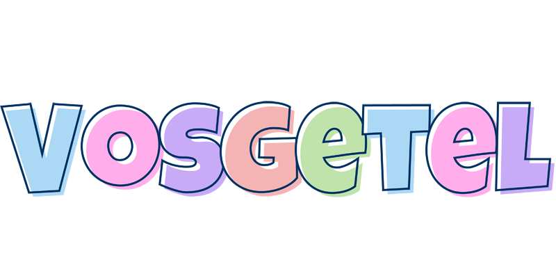 Vosgetel pastel logo
