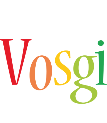 Vosgi birthday logo