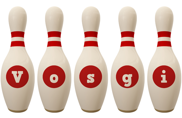 Vosgi bowling-pin logo