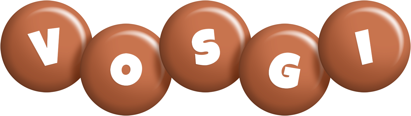 Vosgi candy-brown logo