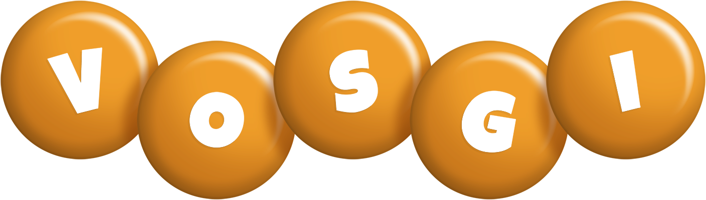 Vosgi candy-orange logo