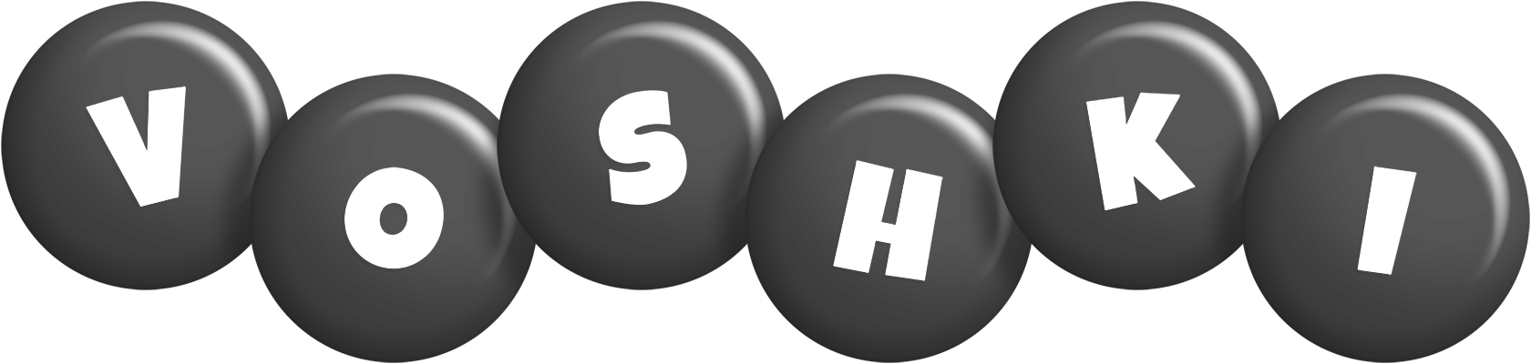 Voshki candy-black logo