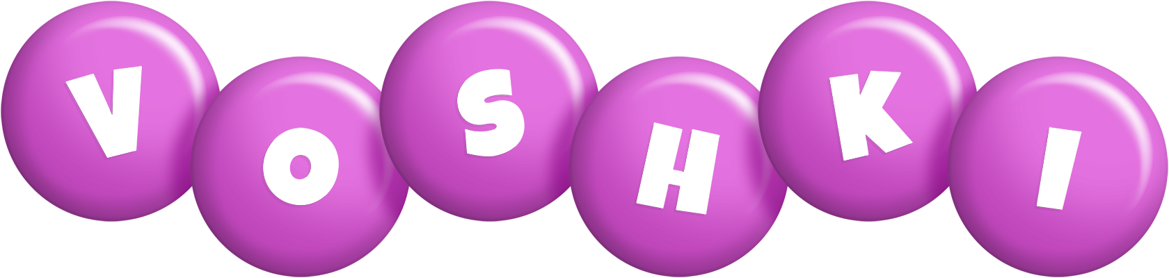 Voshki candy-purple logo