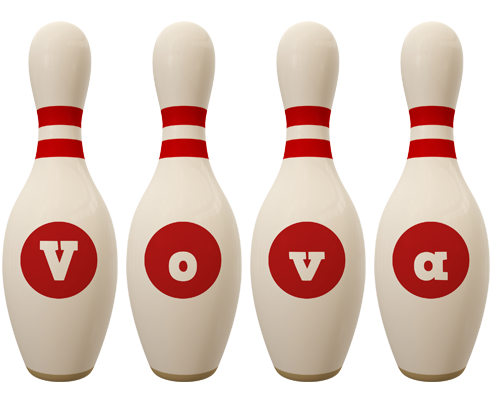 Vova bowling-pin logo