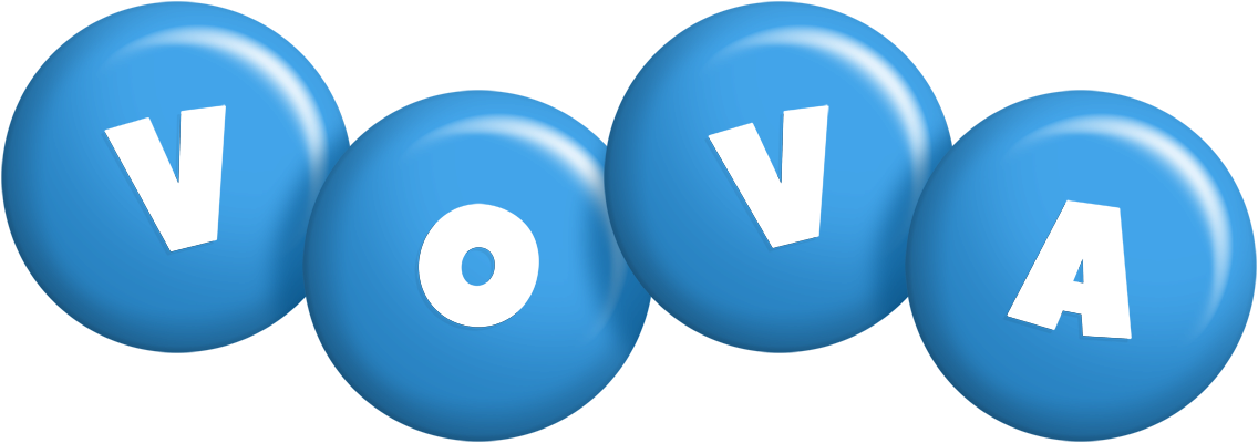 Vova candy-blue logo