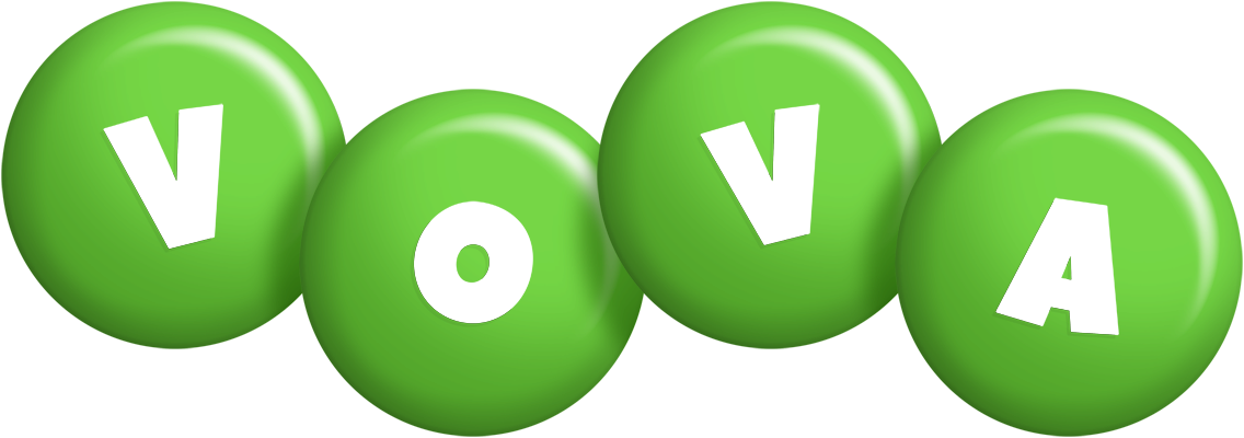 Vova candy-green logo