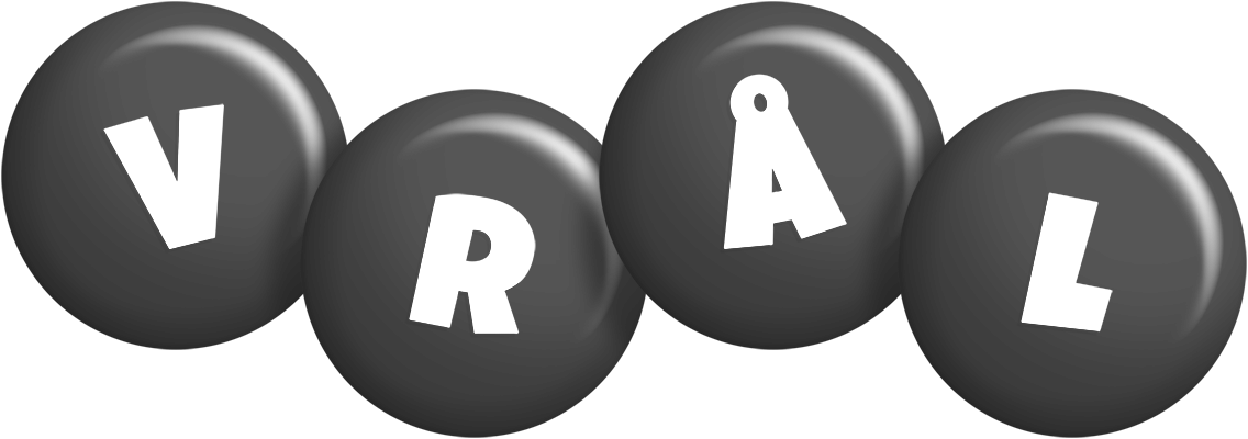 Vrål candy-black logo