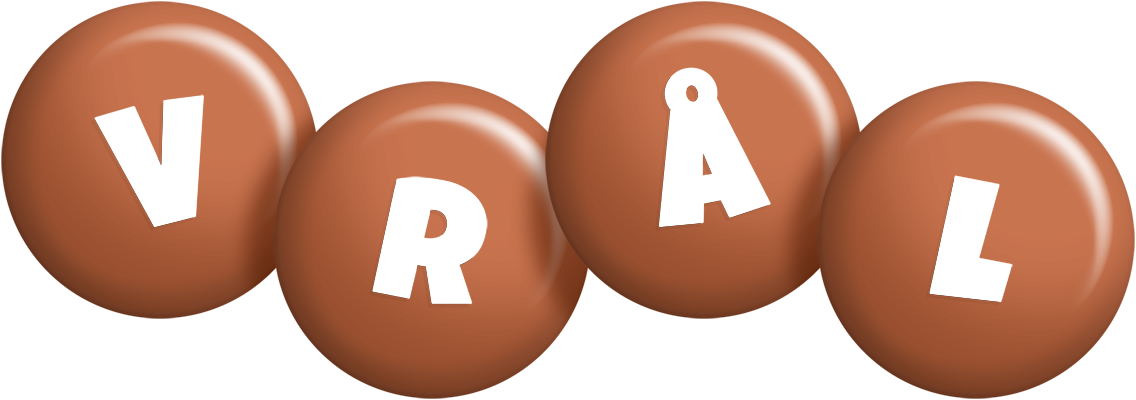 Vrål candy-brown logo