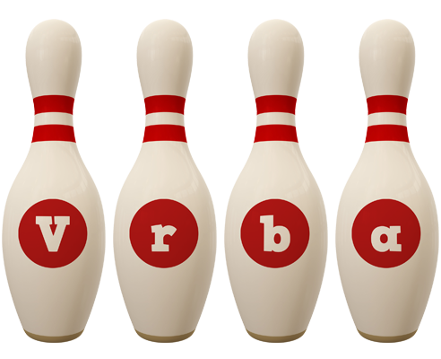 Vrba bowling-pin logo