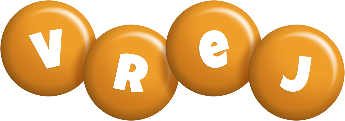 Vrej candy-orange logo
