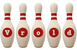 Vrold bowling-pin logo