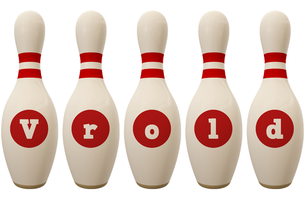 Vrold bowling-pin logo