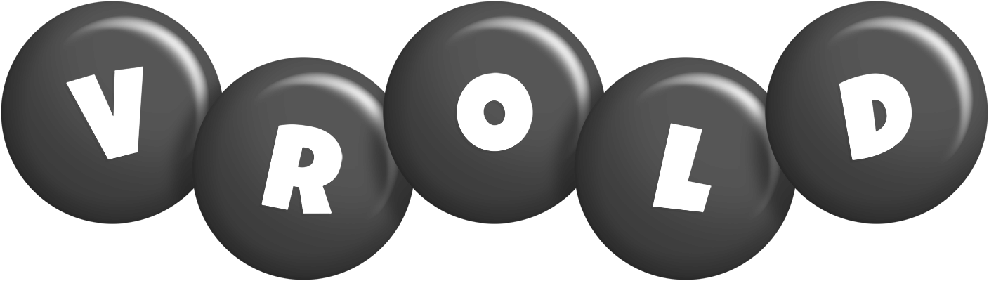Vrold candy-black logo