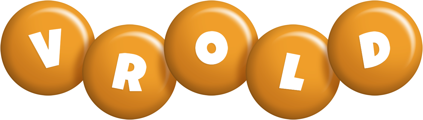 Vrold candy-orange logo
