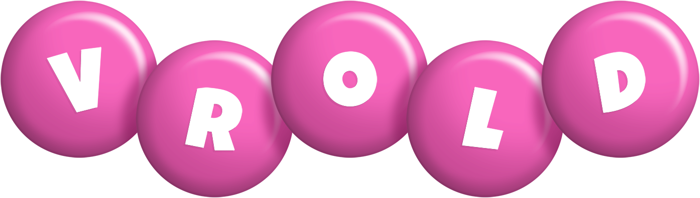 Vrold candy-pink logo
