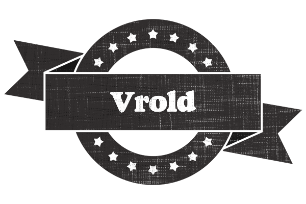 Vrold grunge logo