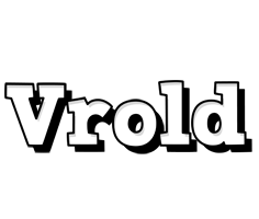 Vrold snowing logo
