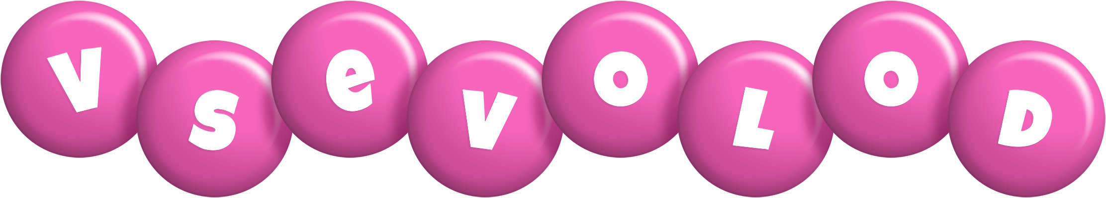 Vsevolod candy-pink logo