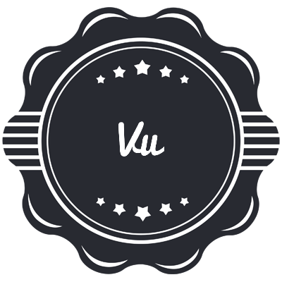 Vu badge logo