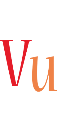 Vu birthday logo