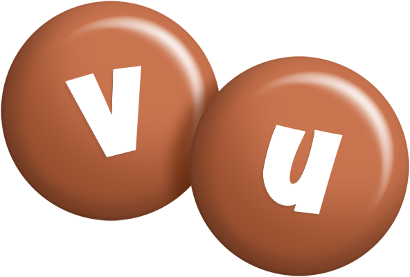 Vu candy-brown logo