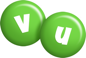 Vu candy-green logo