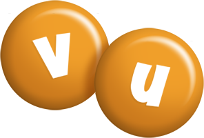Vu candy-orange logo