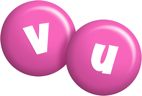 Vu candy-pink logo