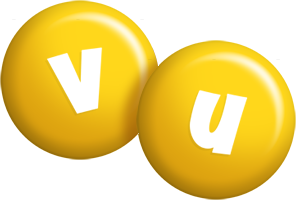Vu candy-yellow logo