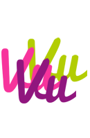 Vu flowers logo