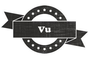 Vu grunge logo