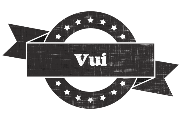 Vui grunge logo