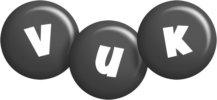 Vuk candy-black logo