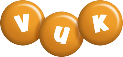 Vuk candy-orange logo