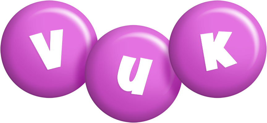 Vuk candy-purple logo
