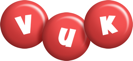 Vuk candy-red logo