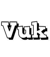 Vuk snowing logo