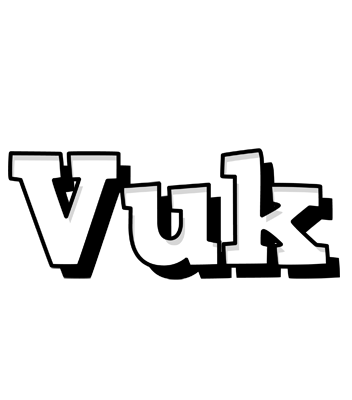 Vuk snowing logo