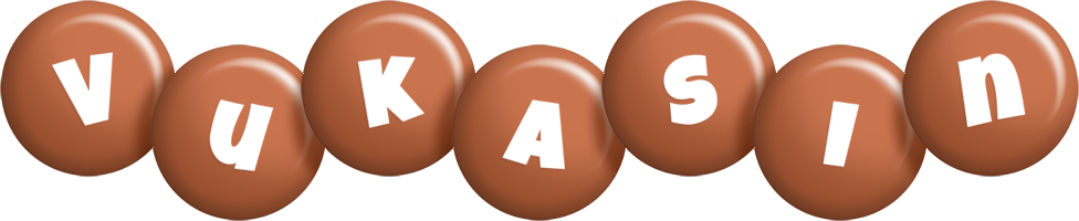 Vukasin candy-brown logo
