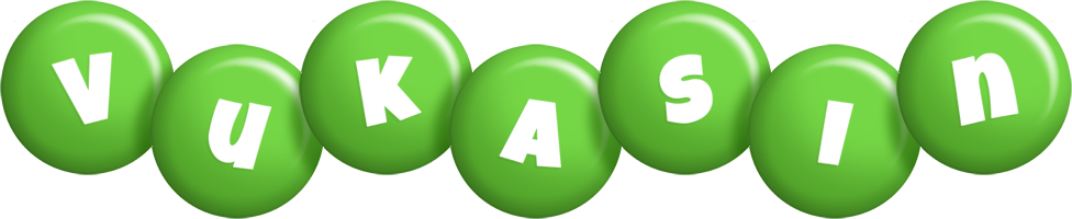 Vukasin candy-green logo