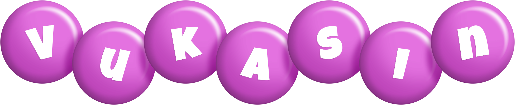 Vukasin candy-purple logo