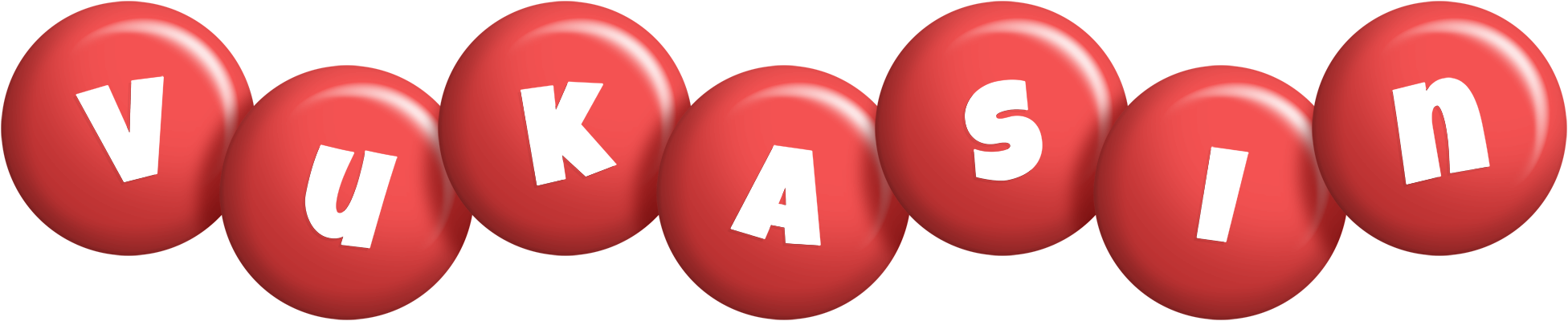 Vukasin candy-red logo