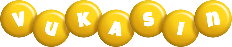 Vukasin candy-yellow logo