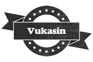 Vukasin grunge logo