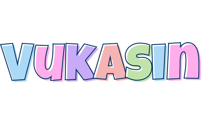 Vukasin pastel logo