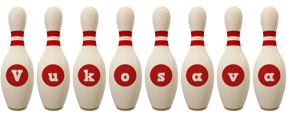 Vukosava bowling-pin logo