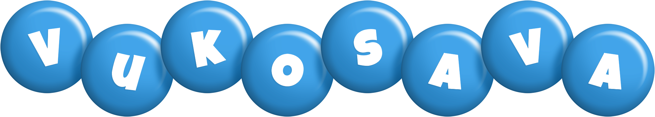 Vukosava candy-blue logo